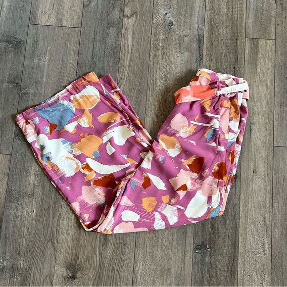 NATIVE YOUTH Multicolor High Waisted Cropped Pants Size XS NWT - Picture 7 of 8